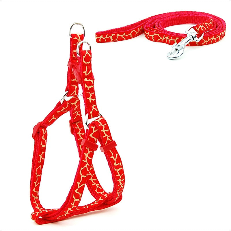 Pet Chest Strap Harness And Leash Set For Daily Walking