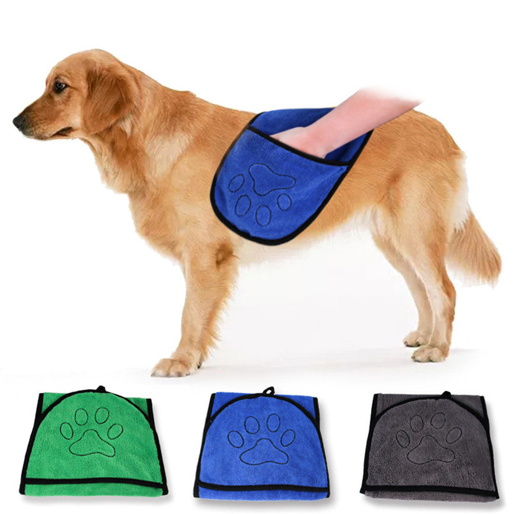 Pet Absorbent Bath Towel Quick-Dry Cleaning