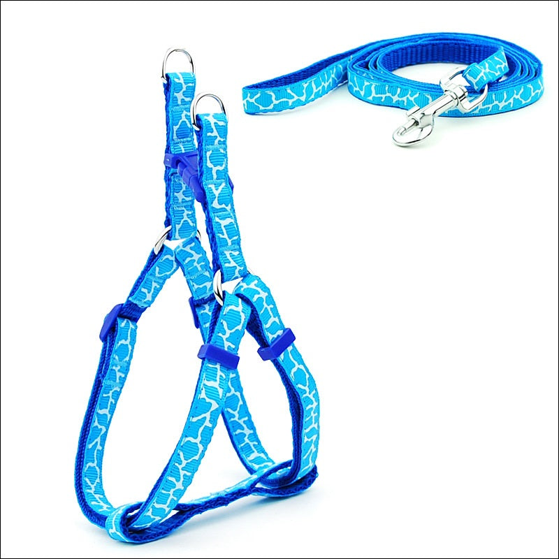 Pet Chest Strap Harness And Leash Set For Daily Walking