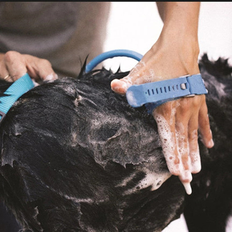 Pet Bathing Tool Comfortable Massager Shower Cleaning Brush