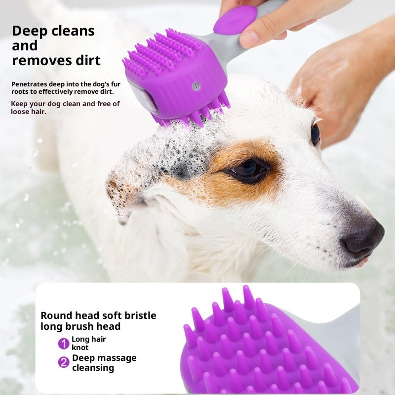 Pet Shower Brush Bathing Hair Cleaning Tool