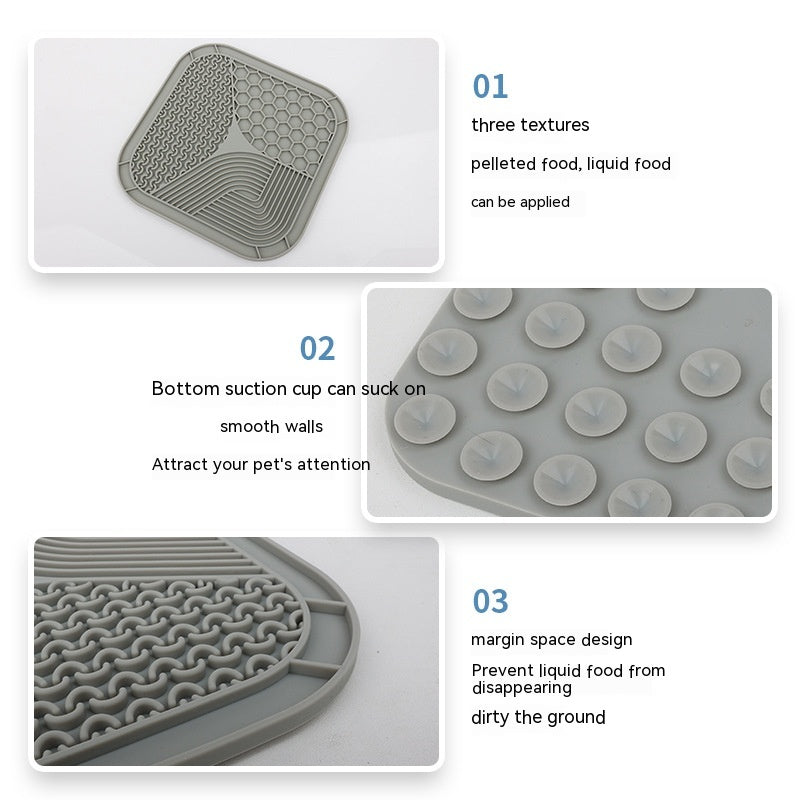 Anti Choke Pet Slow Feeding Bowl With Licking Pad