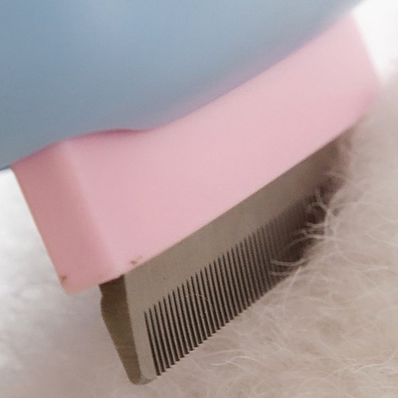 Pet Deshedding Grooming Brush For Hair Removal And Dematting