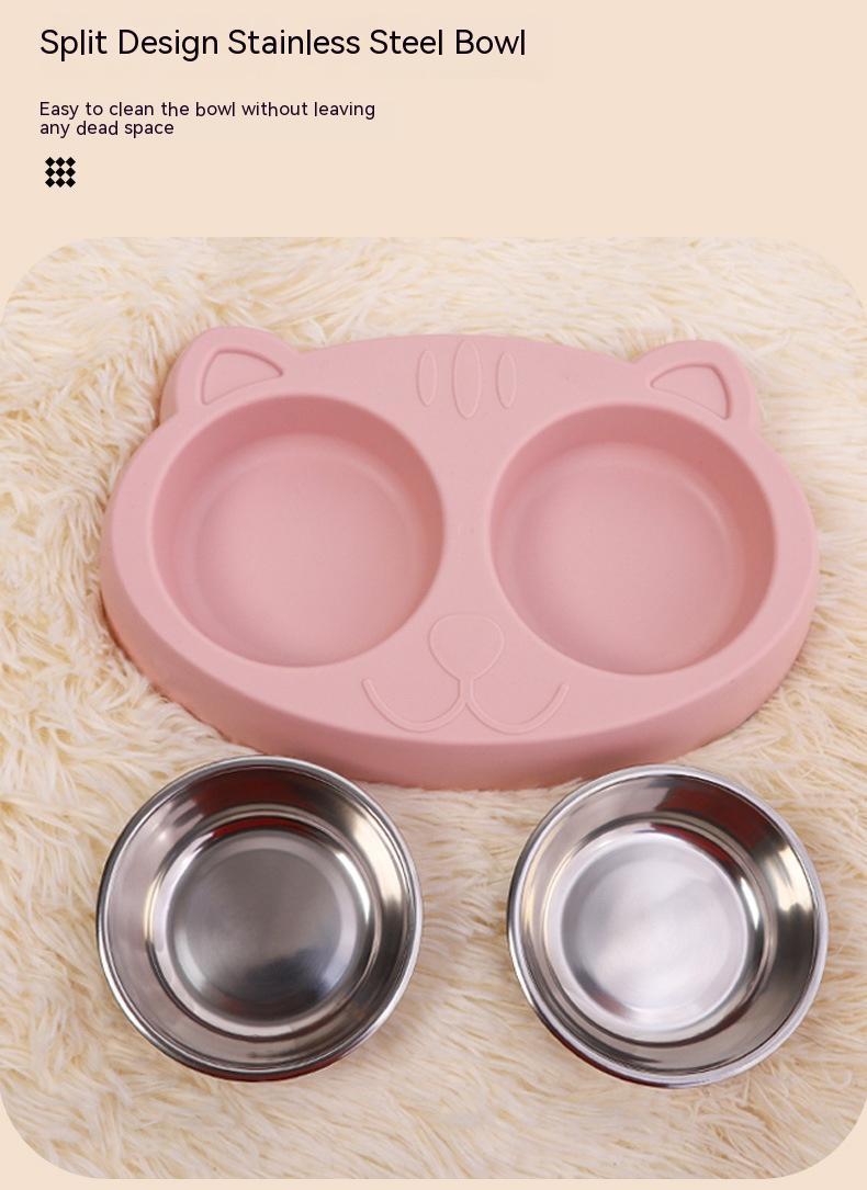 Pet Feeding Bowl Water and Food Dish