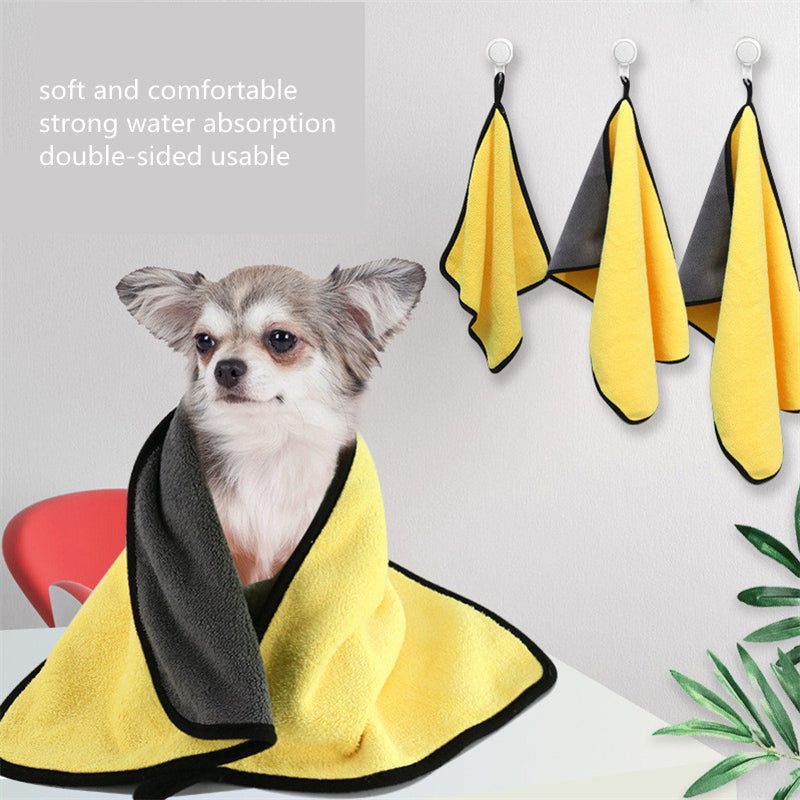 Pet Absorbent Bath Towel Multi-Size High-Quality Material