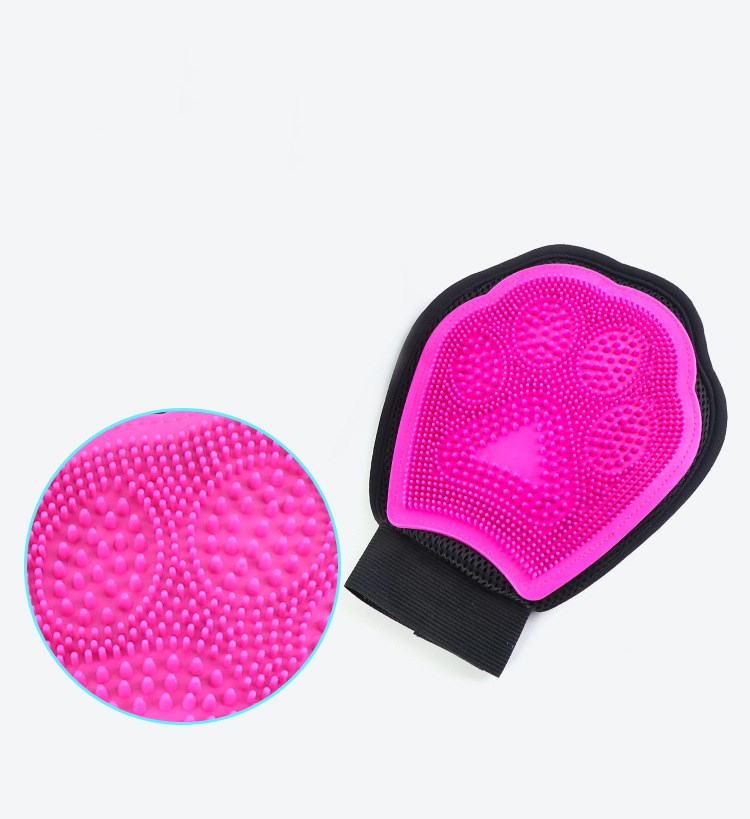 Pet Bath Glove Grooming And Cleaning Bath Brush