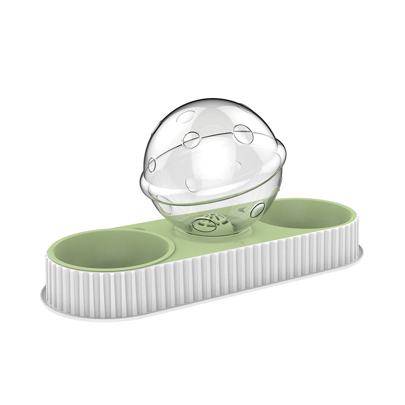 Automatic Pet Water And Feeding Bowl Dispenser Set