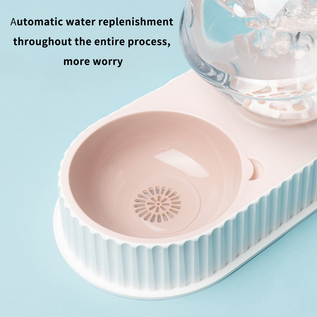 Automatic Pet Water And Feeding Bowl Dispenser Set
