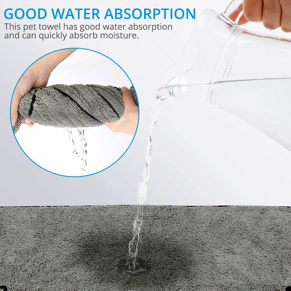 Super Absorbent Large Pet Bath Towel Quick-Dry