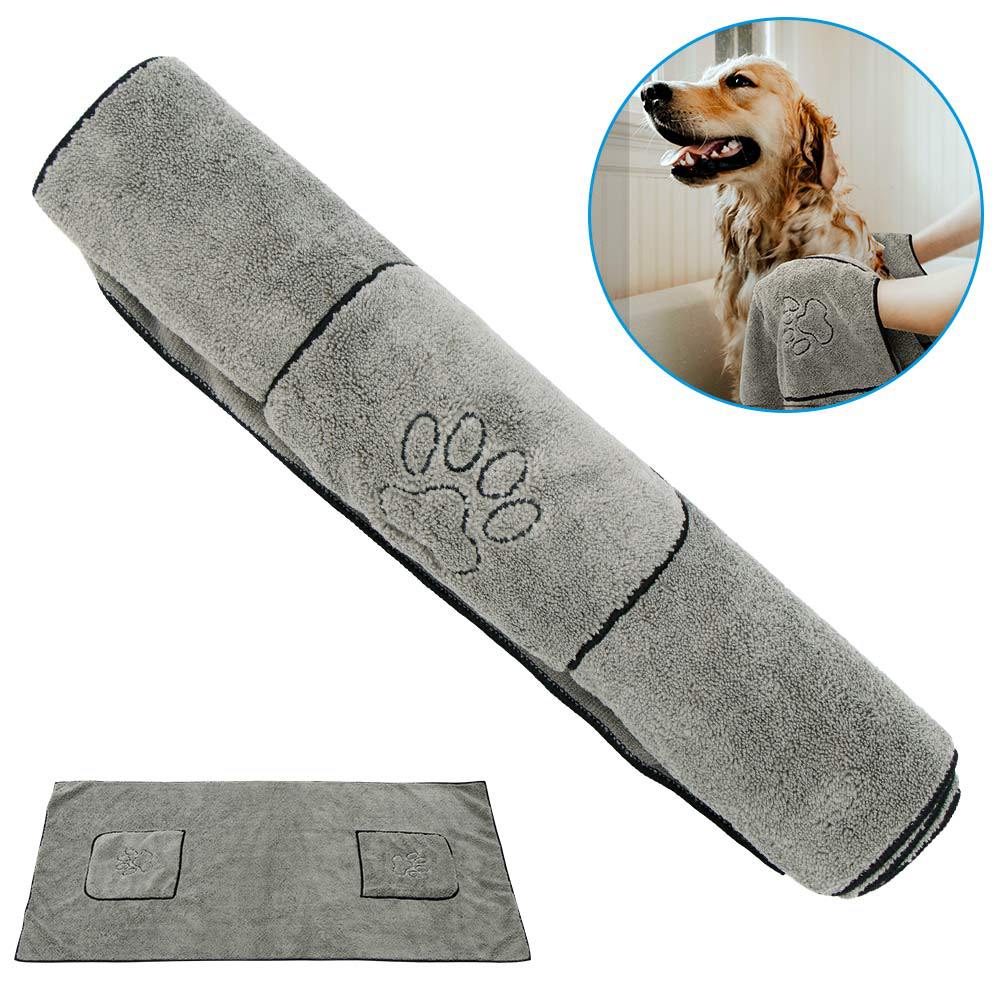 Super Absorbent Large Pet Bath Towel Quick-Dry