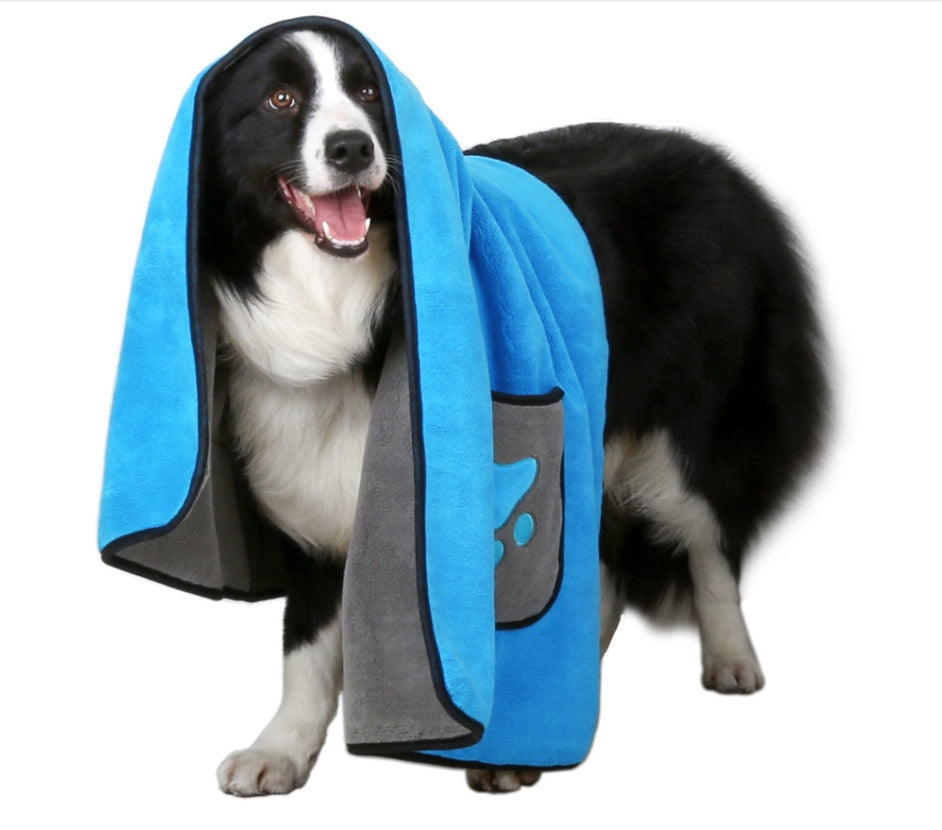 Pet Bath Towel Soft Absorbent Quick-Dry