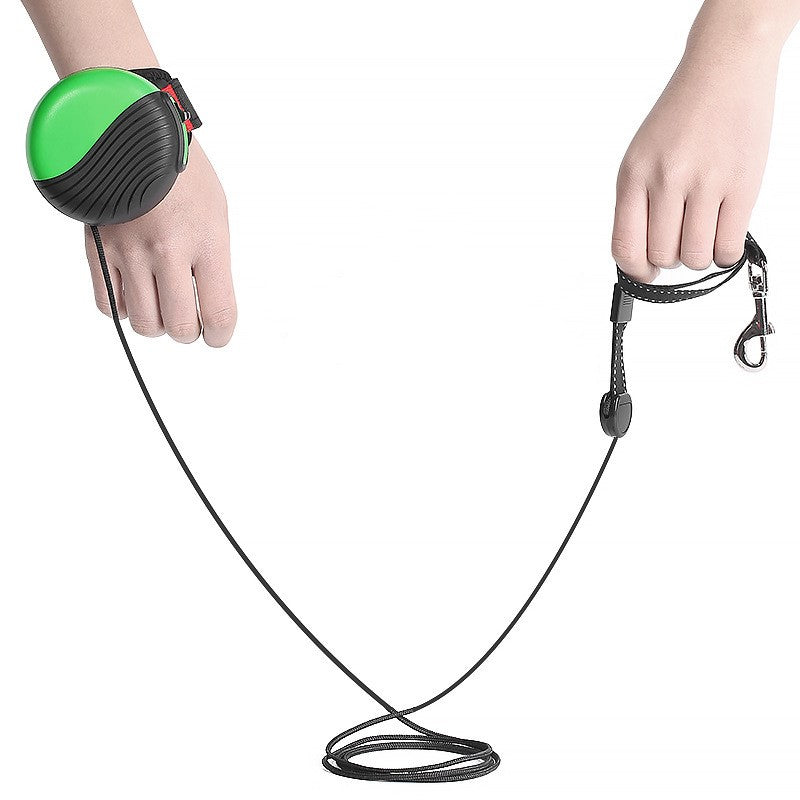 Wrist Style Pet Leash For Hands Free Secure Walking