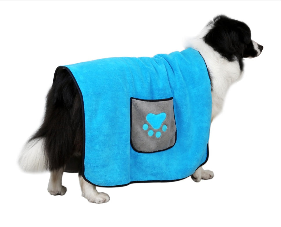 Pet Bath Towel Soft Absorbent Quick-Dry