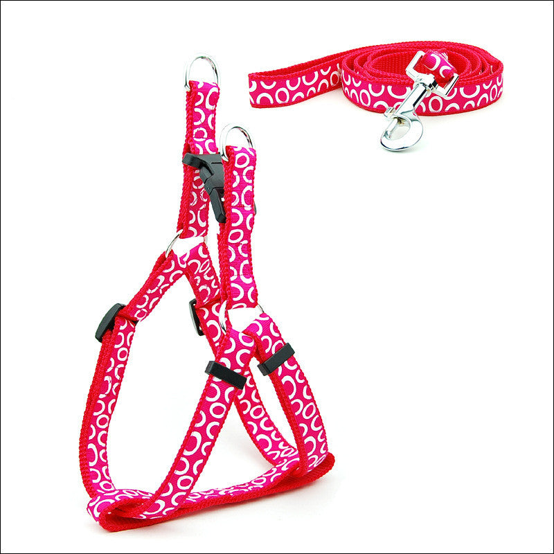 Pet Chest Strap Harness And Leash Set For Daily Walking