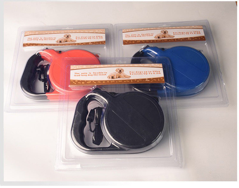 8m Nylon Automatic Retractable Pet Leash Durable Walking Lead