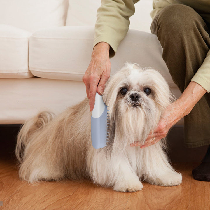 Silicone Pet Massage Grooming Brush With Deodorizing Cleaning Design