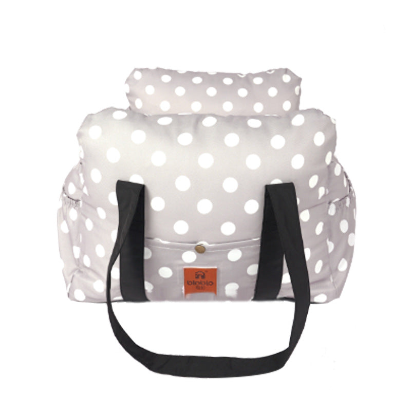 Portable Pet Car Carrier With Secure Safety Travel Design