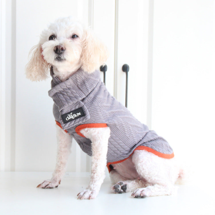 Vintage Twist Style Pet Sweater For Comfortable Everyday Wear