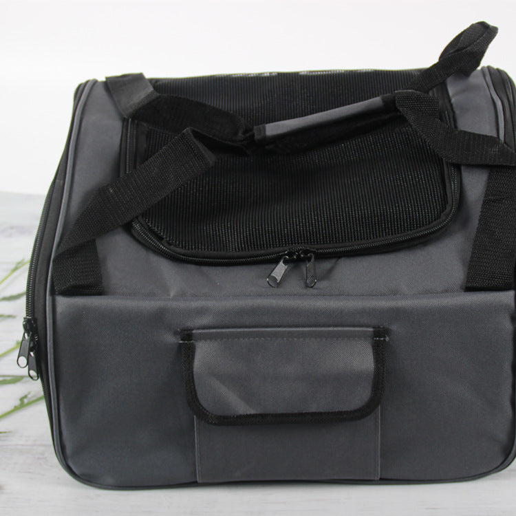Folding Pet Car Seat Carrier Bag With Hammock Design