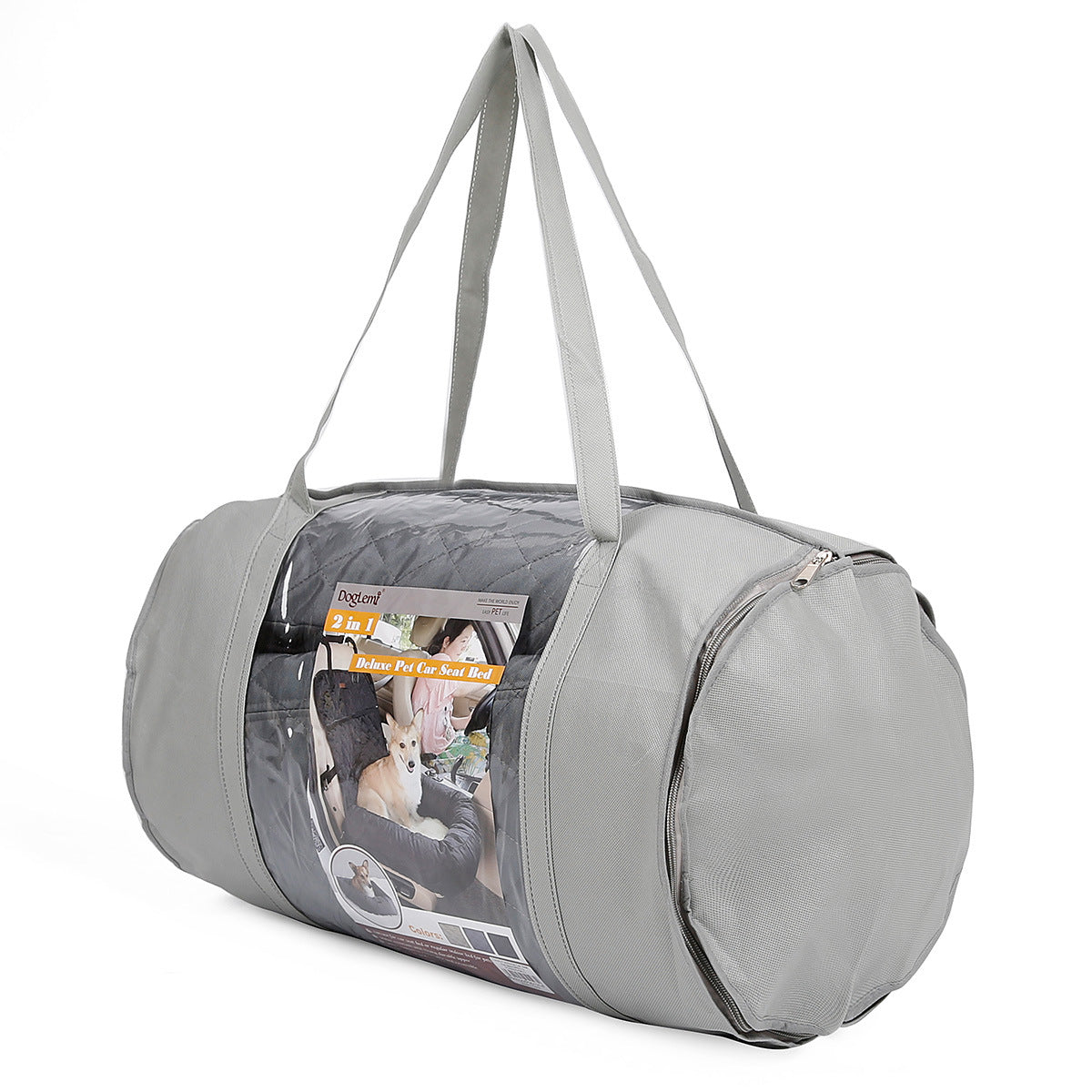 2 In 1 Folding Pet Carrier Car Seat Bed Mattress