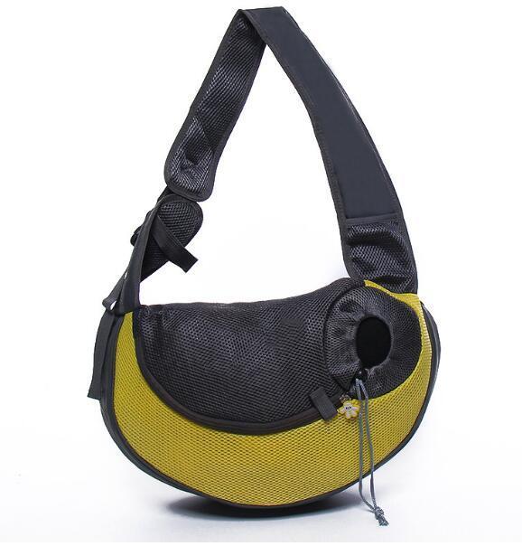 Outdoor Mesh Pet Carrier Sling Shoulder Bag For Travel Comfort