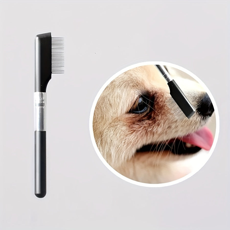 Soft Pet Eye Grooming Brush With Tear Stain Remover Comb