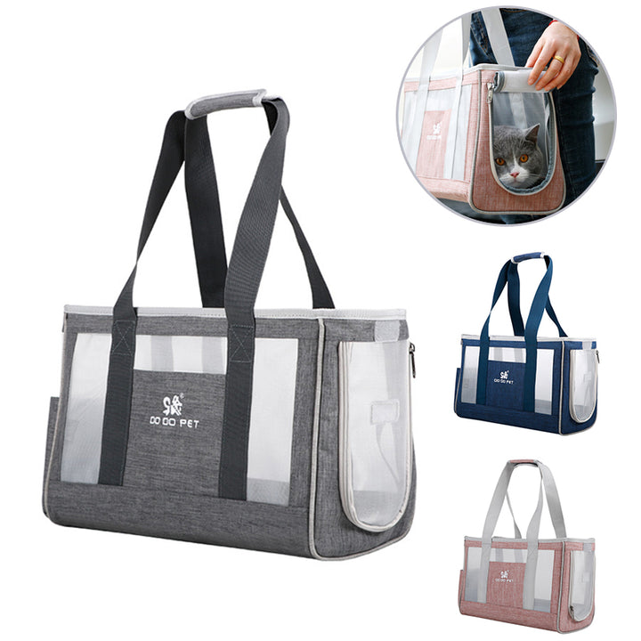 Large Capacity Breathable Portable Pet Carrier Backpack For Travel