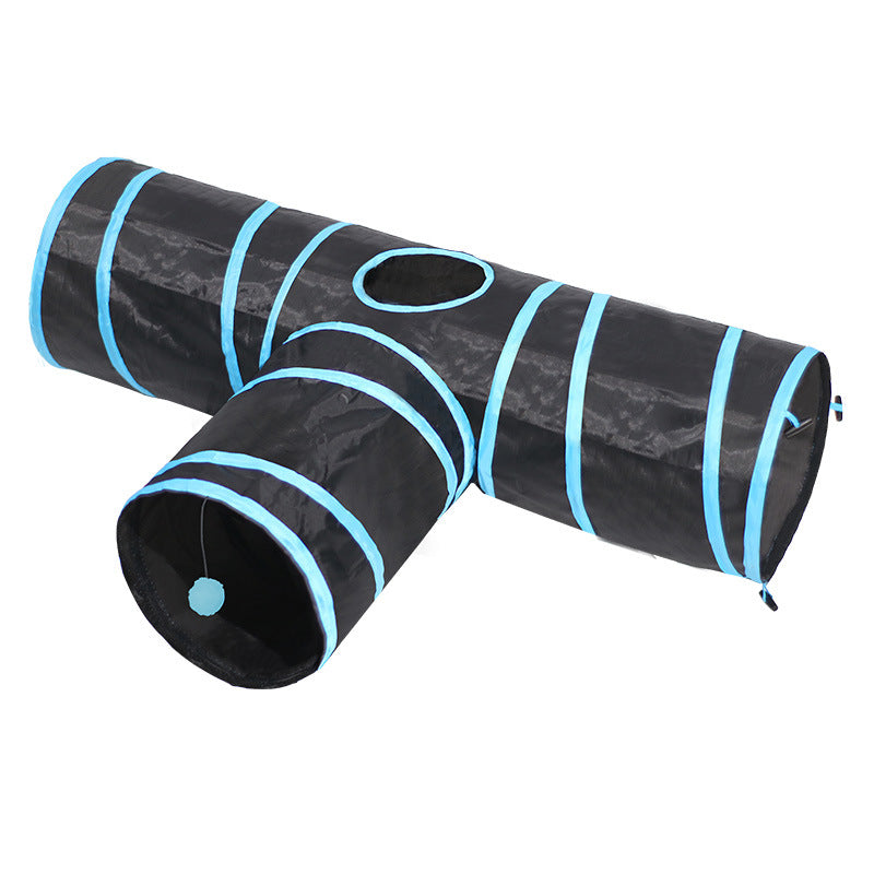 Foldable Pet Tunnel Toy For Climbing And Interactive Play