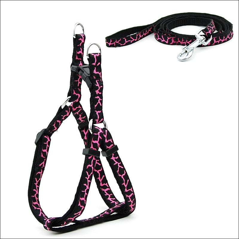 Pet Chest Strap Harness And Leash Set For Daily Walking