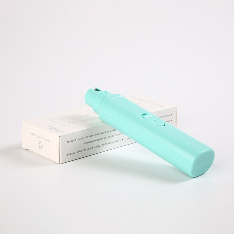 Pet Nail Grinder Battery-Powered Nail Trimmer Grooming Tool