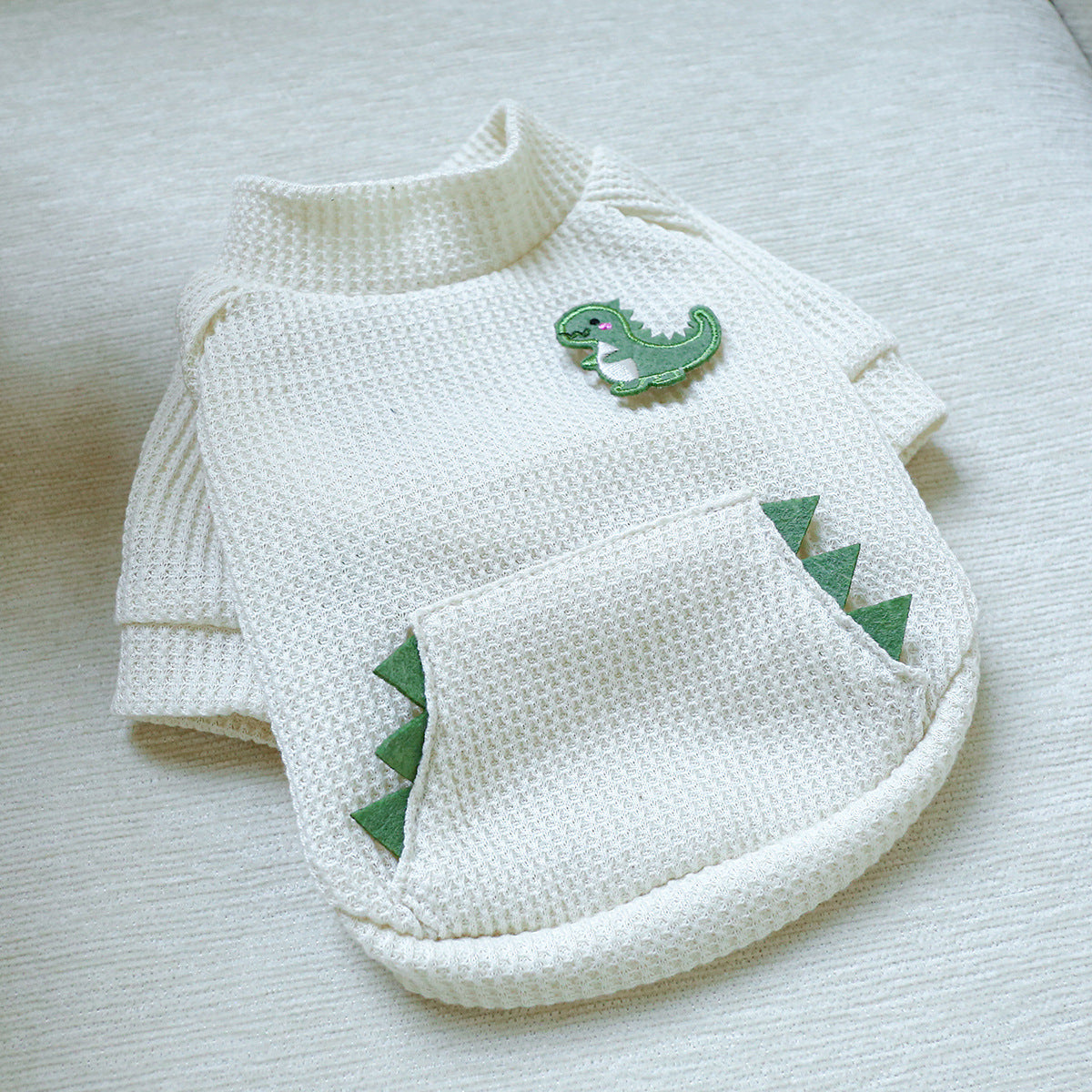 Casual Pet Sweater Round-Neck Knit Shirt