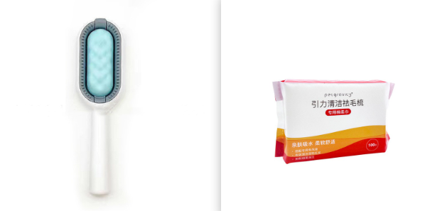 Pet Grooming Dematting Brush Comb For Hair Removal And Cleaning