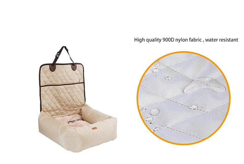 2 In 1 Folding Pet Carrier Car Seat Bed Mattress