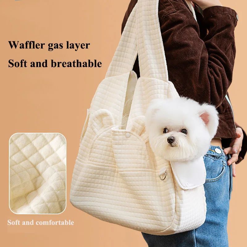 Breathable Pet Backpack Carrier With Cross Design For Travel