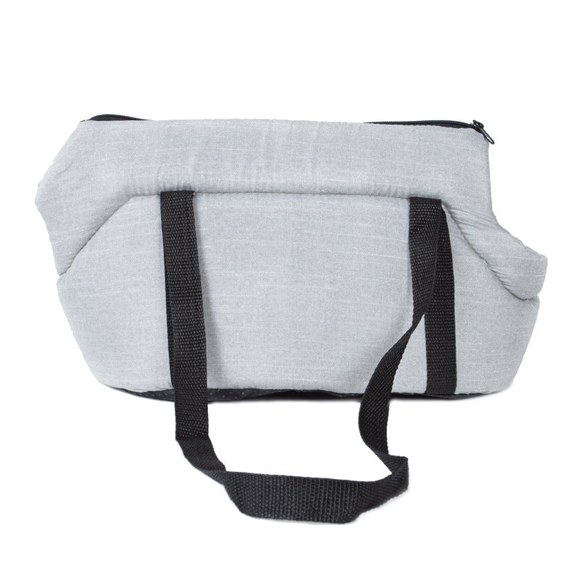 Portable Foldable Pet Carrier Bag With Breathable Mesh Design