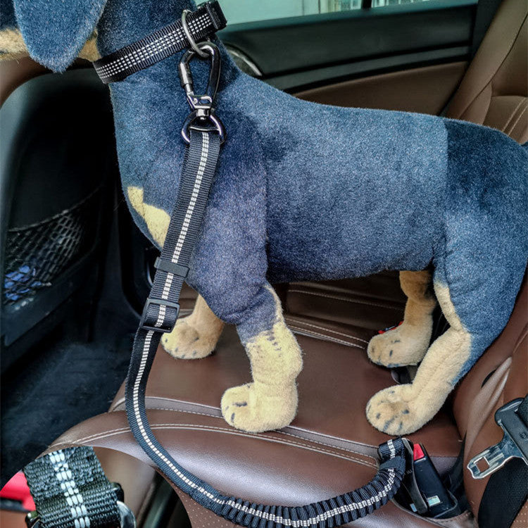 Reflective Pet Car Seat Belt Retractable Safety Strap