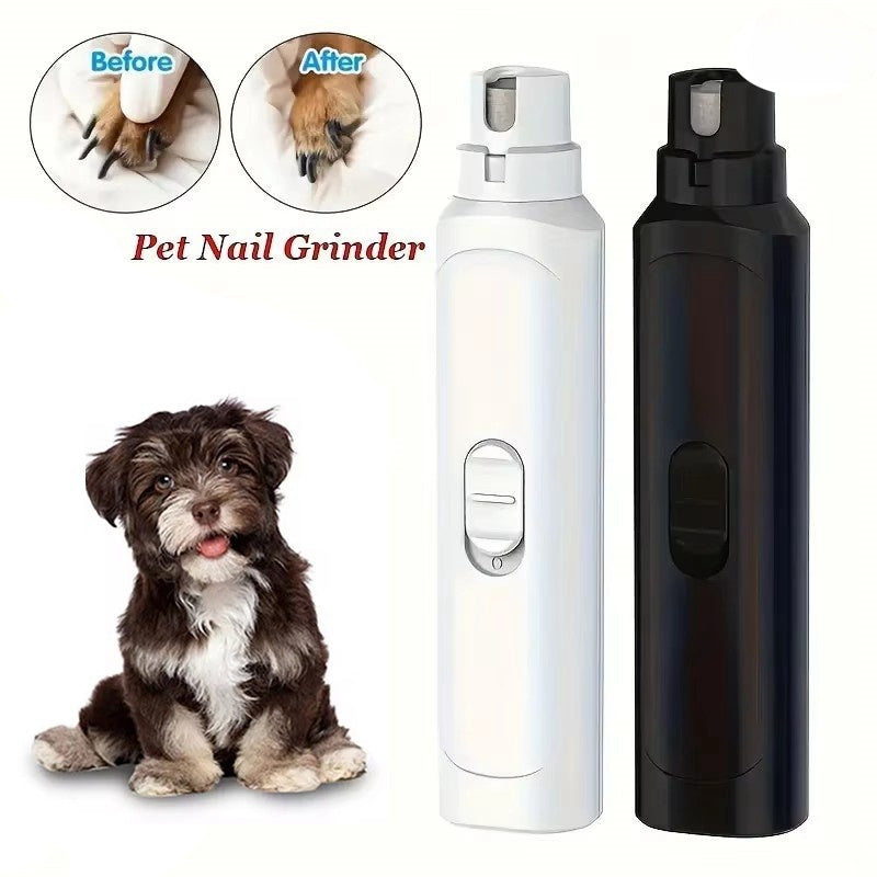 Pet Nail Grinder Battery-Powered Nail Trimmer Grooming Tool