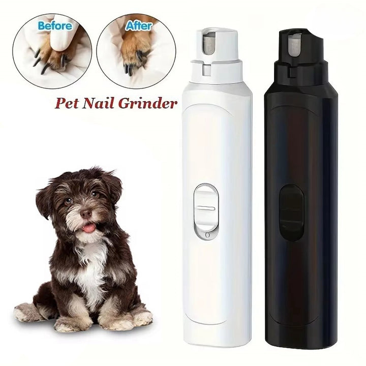 Pet Nail Grinder Battery-Powered Nail Trimmer Grooming Tool