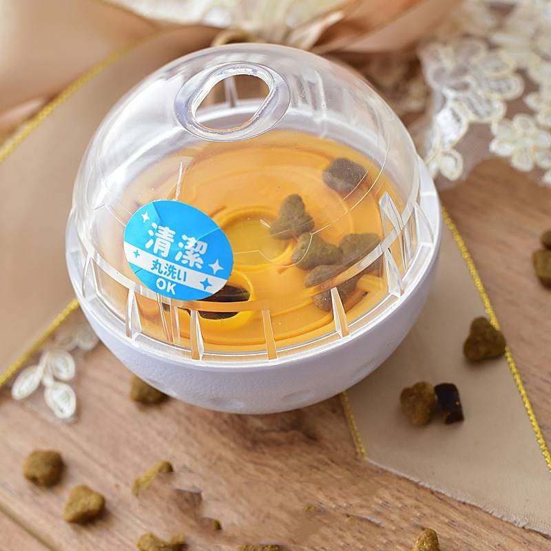 Interactive Pet Tumbler Puzzle Toy With Food Dispensing Ball