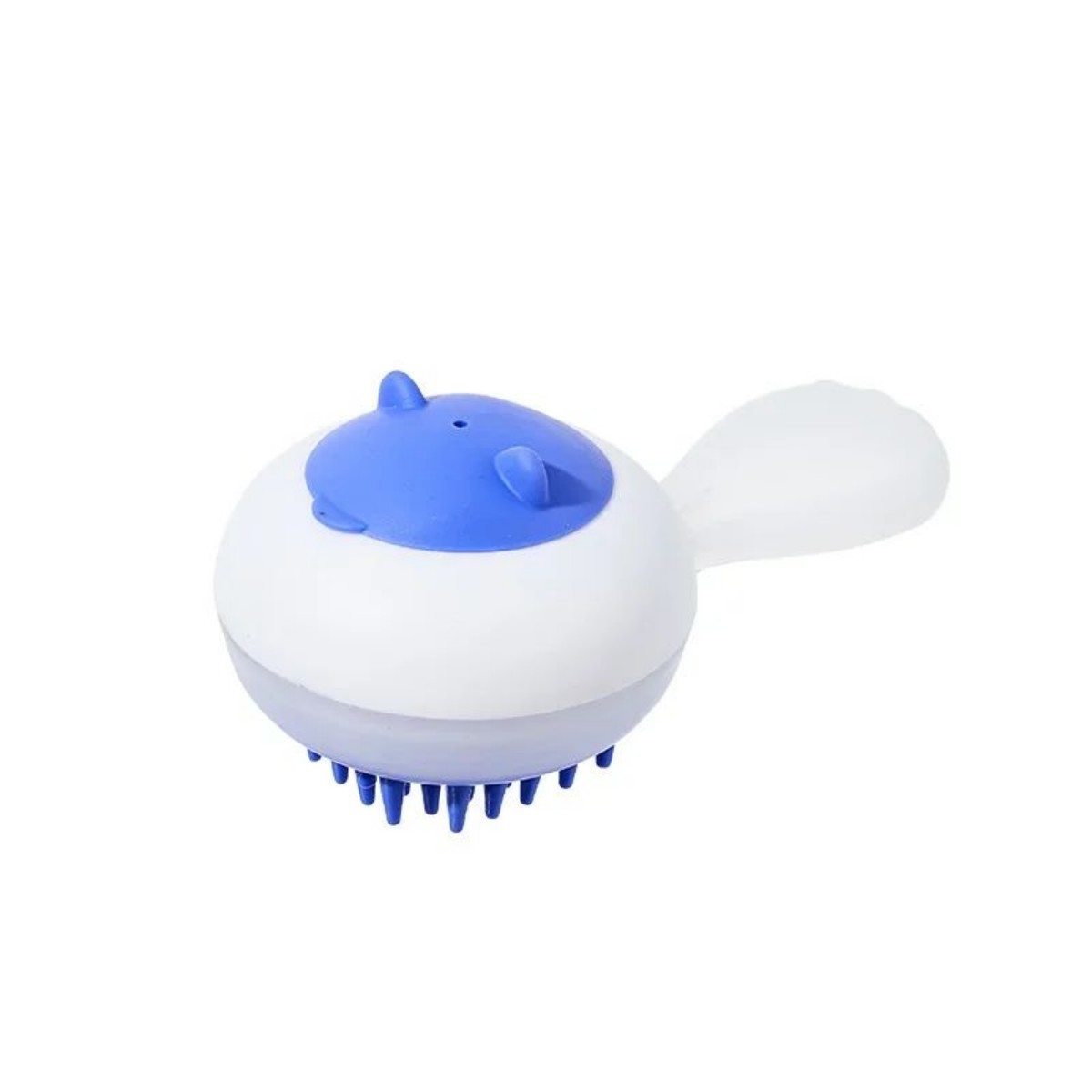 Automatic Pet Bath Brush Soft Gel Hair Removal Dual-Purpose