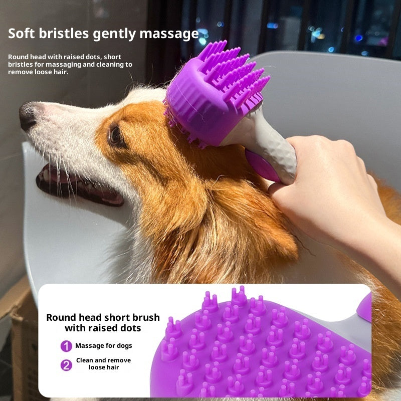 Pet Shower Brush Bathing Hair Cleaning Tool