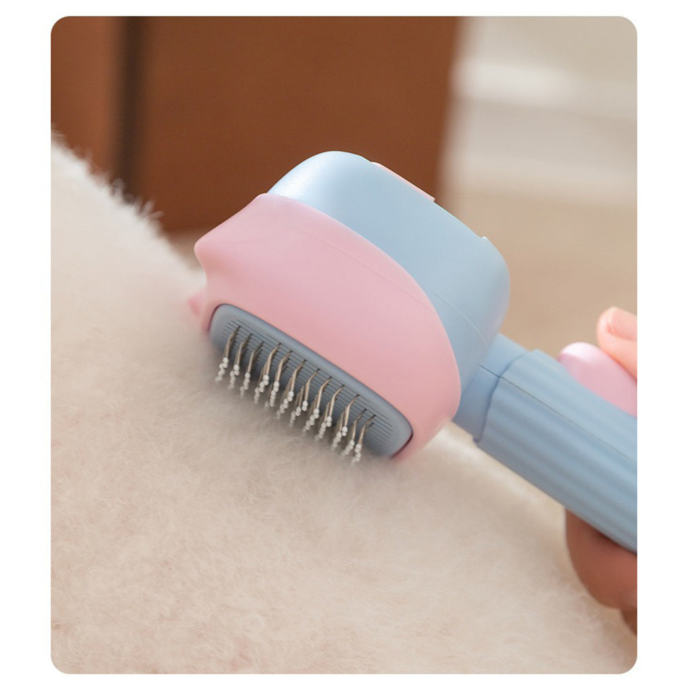 Pet Deshedding Grooming Brush For Hair Removal And Dematting