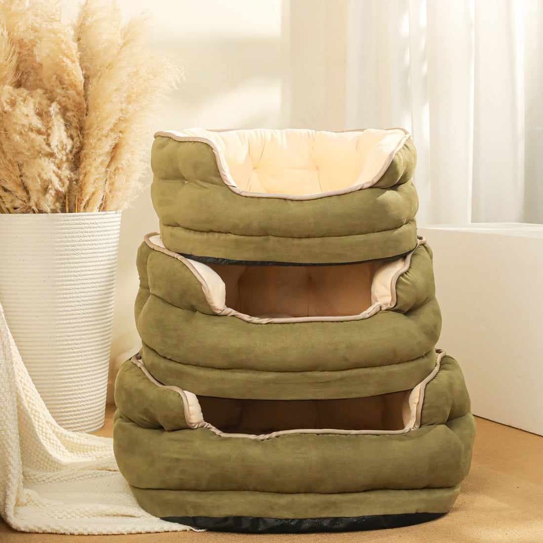 Plush Pet Sofa Bed Thickened Washable Warm Comfortable Mattress
