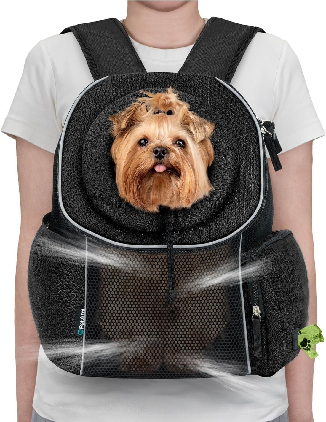 Portable Breathable Pet Carrier Backpack Bag For Outdoor Travel