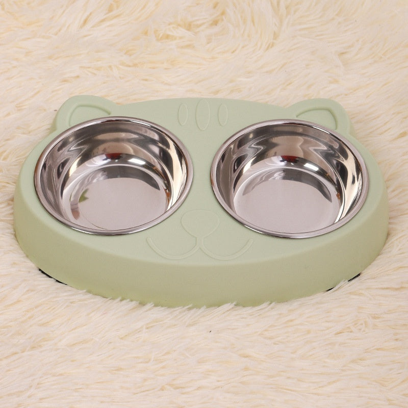 Pet Feeding Bowl Water and Food Dish