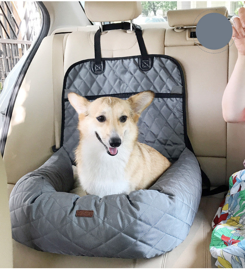 2 In 1 Folding Pet Carrier Car Seat Bed Mattress