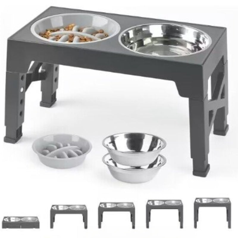 Pet Elevated Feeding Bowl Neck Protection Anti-Tip Medium Large