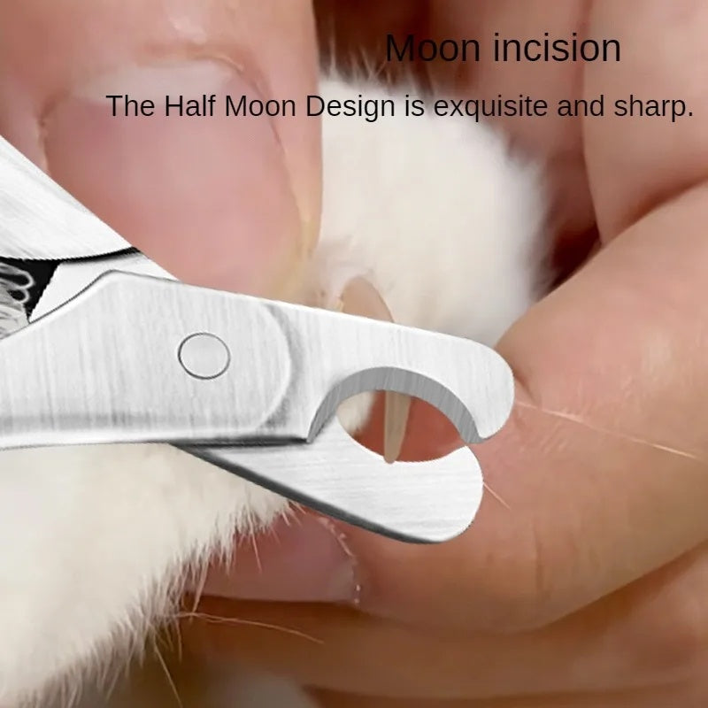 Professional Pet Nail Clipper With Sharp Stainless Steel Blades