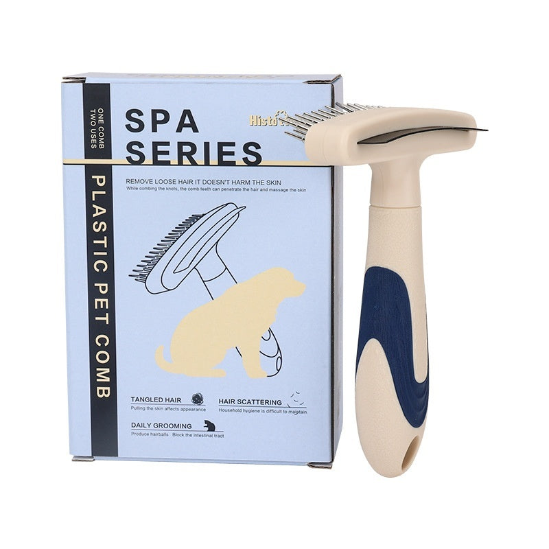 Pet Grooming Brush Hair Remover Detangling Tool