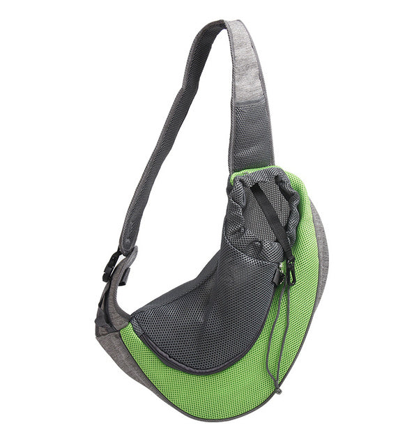 Outdoor Mesh Pet Carrier Sling Shoulder Bag For Travel Comfort